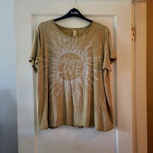 Magnolia Pearl "Radiate Love" Tee in Marigold Colorway